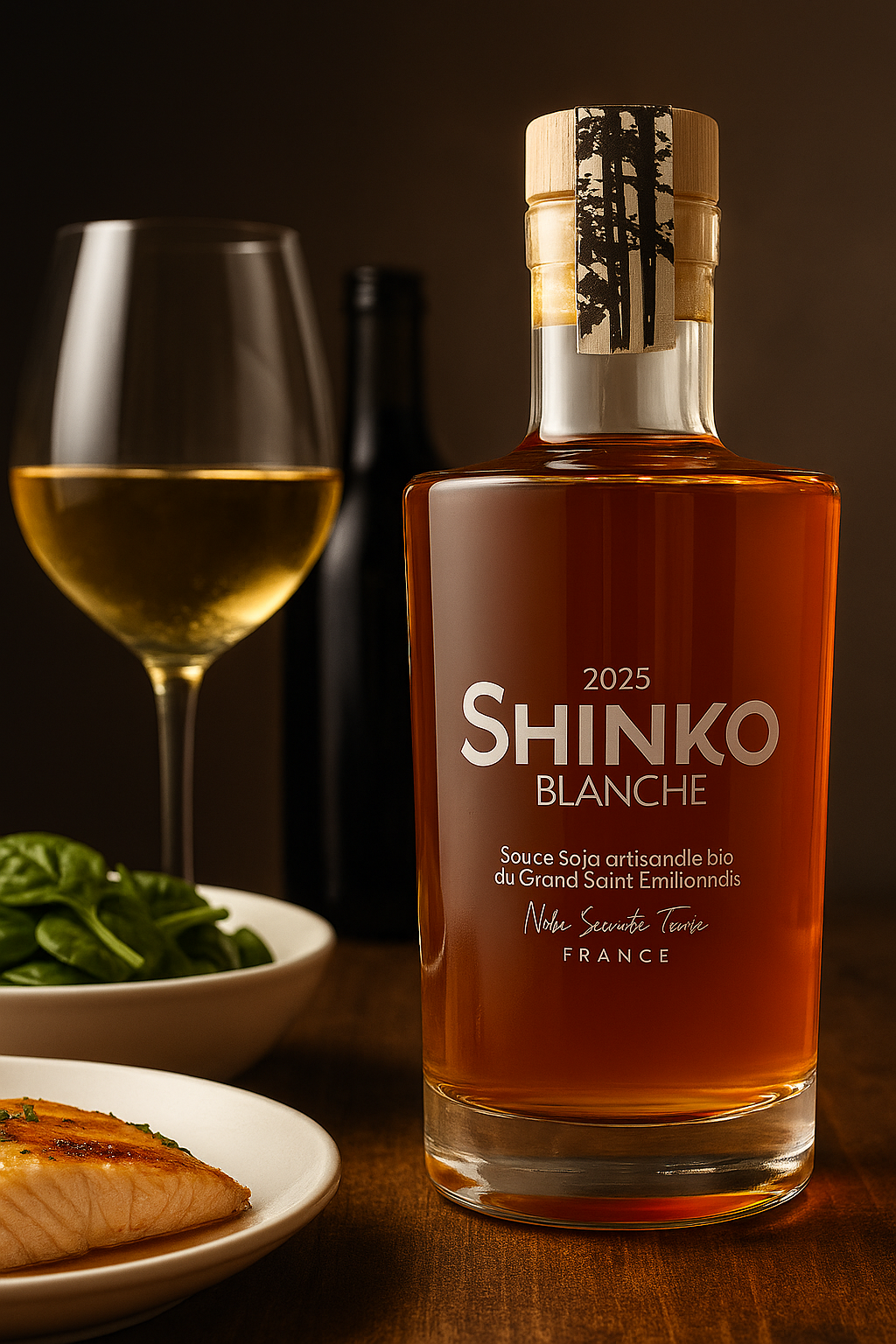 【フランス産の自然農法で造られる醤油】SHINKO BLANCHE（白醤油）200ml